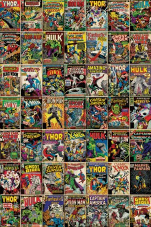 Marvel Comic Covers [PLAKAT]