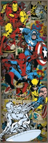 Marvel Comics - Heroes Retro [PLAKAT]