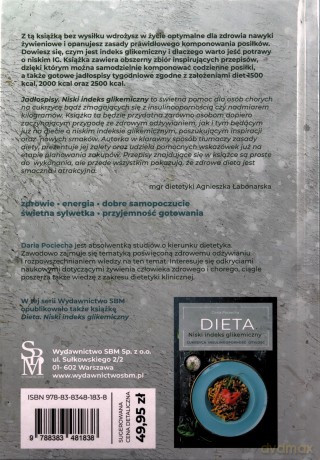 Jadłospisy. Niski indeks glikemiczny. Cukrzyca, insulinooporność, otyłość - Daria Pociecha [KSIĄŻKA]