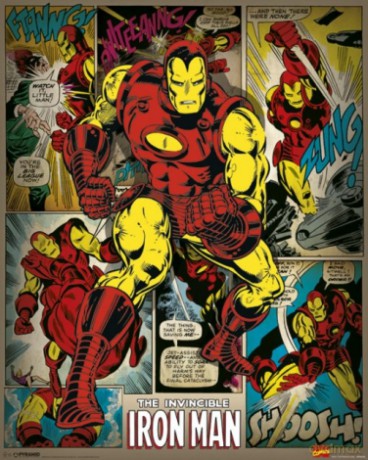 Marvel Comics - Iron Man Retro [PLAKAT]