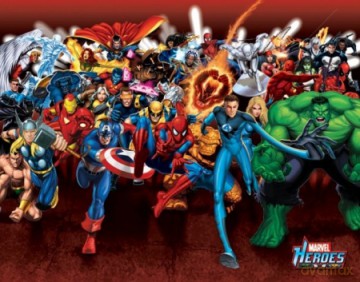 Marvel Heroes (Attack) [PLAKAT]