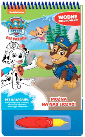 Można na nas liczyć. Psi Patrol. Wodne kolorowanie [KSIĄŻKA]