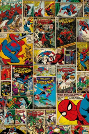 Marvel Spiderman Komiks Okładki [PLAKAT]
