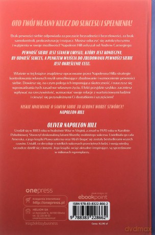 Pewność siebie. Przepis na sukces według Napoleona Hilla - Napoleon Hill [KSIĄŻKA]