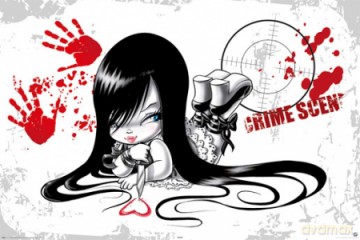Maya Fox Crime Scene [PLAKAT]