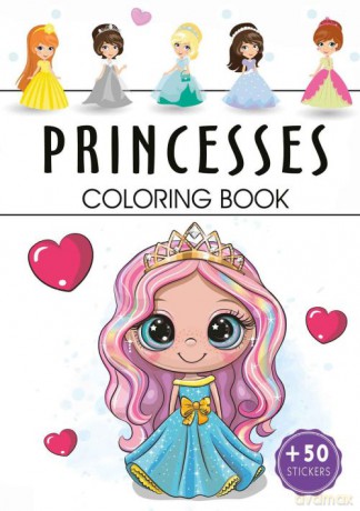 Princesses. Kolorowanka [KSIĄŻKA]