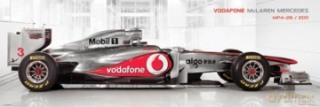 Mclaren Bolid Formuły 1 (F1 Mp4-26) [PLAKAT]