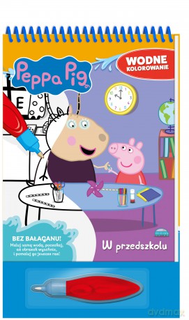 W przedszkolu. Świnka Peppa. Wodne kolorowanie [KSIĄŻKA]