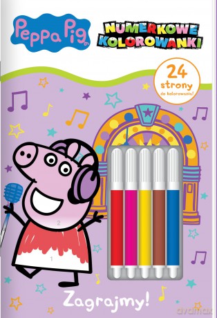 Zagrajmy! Świnka Peppa. Numerkowe kolorowanki [KSIĄŻKA]