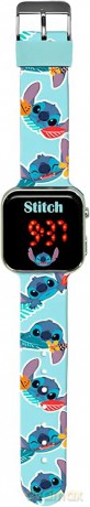 Zegarek LED z kalendarzem Stitch LAS4039
