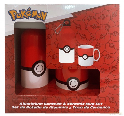 Zestaw kubek + butelka Pokemon 500ml PK00022