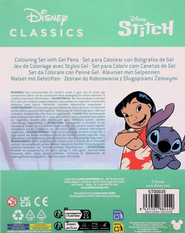 Zestaw piśmienniczy 7 elementów Stitch ST00035