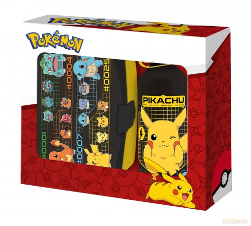 Zestaw śniadaniówka + bidon Pokemon 500ml