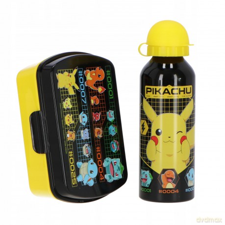 Zestaw śniadaniówka + bidon Pokemon 500ml