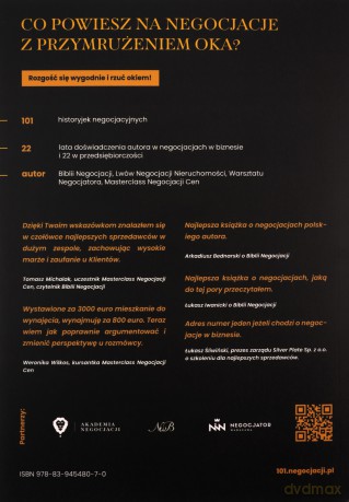 101 historyjek negocjacyjnych. Aperitivo - Pweł Gołembiewski [KSIĄŻKA]