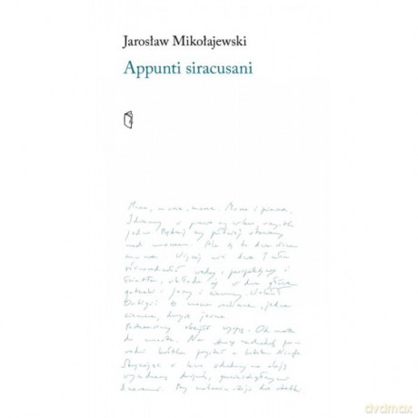 Appunti siracusani - Jarosław Mikołajewski [KSIĄŻKA]
