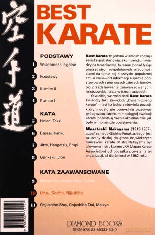 Best Karate 10 Unsu, Sochin, Nijushiho - Masatoshi Nakayama [KSIĄŻKA]