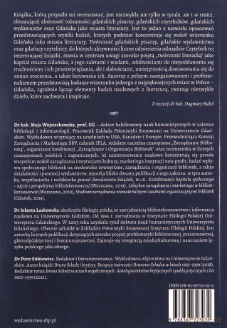 Gdańsk jako miasto literatury. Badanie wizerunku - Maja Wojciechowska, Jolanta Laskowska [KSIĄŻKA]