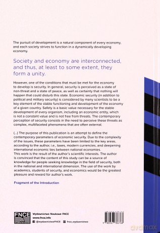 Multidimension Of Economic Security in the 21st century - Mariusz Tomczyk [KSIĄŻKA]