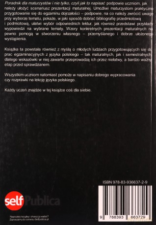 Poradnik dla maturzystów i nie tylko czyli jak to napisać - Jolanta Szymanek [KSIĄŻKA]