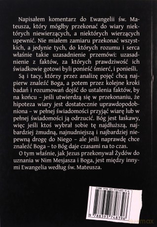 Prawdziwy Mesjasz Komentarz do ewangelii wg Św. Mateusza - Gerard Jaryczewski [KSIĄŻKA]