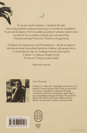 Sennik tramagiczny - Artur Olszewski [KSIĄŻKA]