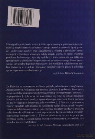 Stany Zjednoczone a międzynarodowe bezpieczeństwo cybernetyczne - Dominika Dziwisz [KSIĄŻKA]