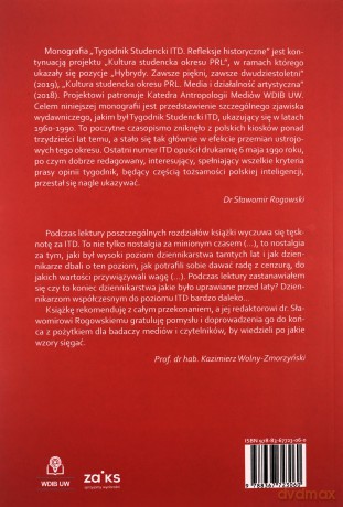Tygodnik studencki ITD refleksje historyczne - Sławomir Red. Rogowski [KSIĄŻKA]
