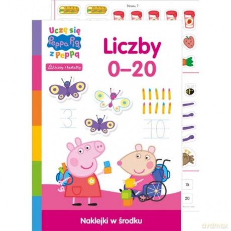 Uczę się z Peppą część 1. Liczby 0-20 [KSIĄŻKA]