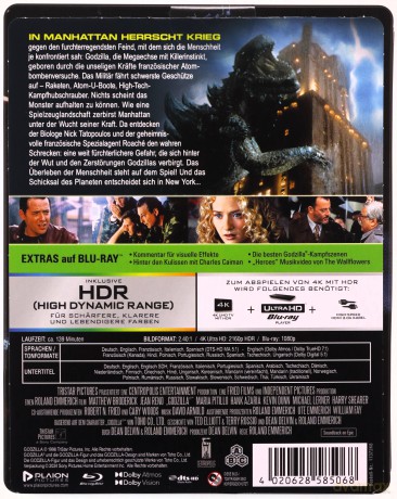 Godzilla (steelbook) [Blu-Ray 4K]+[Blu-Ray]