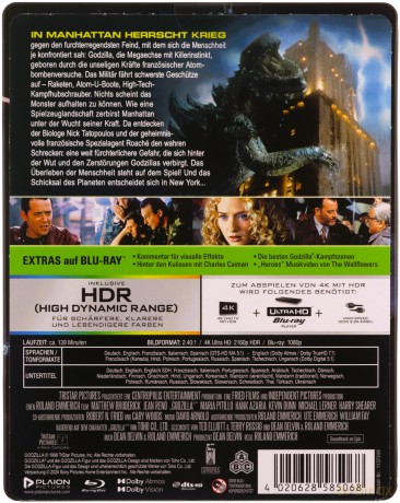 Godzilla (steelbook) [Blu-Ray 4K]+[Blu-Ray]