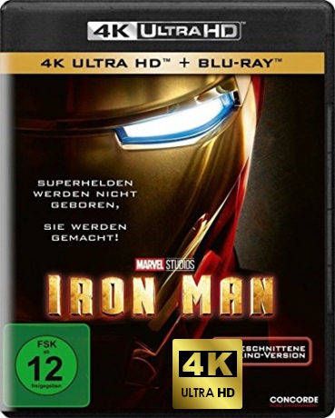 Iron Man [Blu-Ray 4K]+[Blu-Ray]