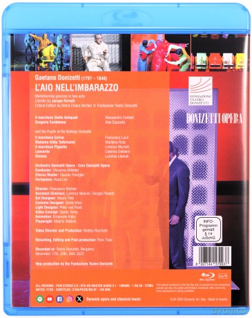 Gaetano Donizetti (1797-1848): L'Aio nell'Imbarazzo [Blu-Ray]