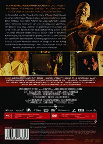 Lord of Illusions (Władca iluzji) (Mediabook) [Blu-Ray]+[DVD]