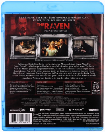 The Raven (Kruk: Zagadka zbrodni) [Blu-Ray]