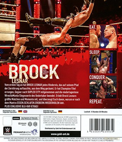 WWE - Brock Lesnar - Eat, Sleep, Conquer, Repeat [Blu-Ray]