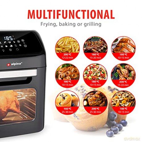 Alpina - Air Fryer Oven 12L 1800W