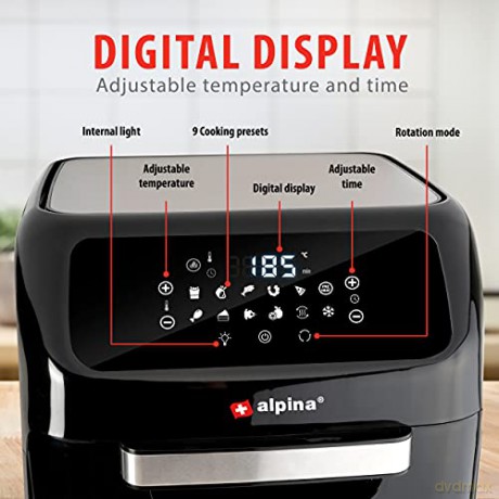 Alpina - Air Fryer Oven 12L 1800W
