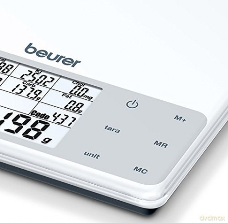 Beurer - Nutritional Analysis Scale DS 61 - 5 Years Warranty