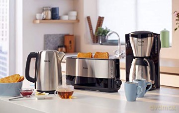 Philips - Caf Gaia Coffee maker Black, Stainless steel Cup volume 15 Thermal jug (HD7548/20)