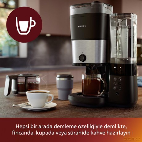 Philips - Grind&Brew Coffee Machine (HD7888/01)
