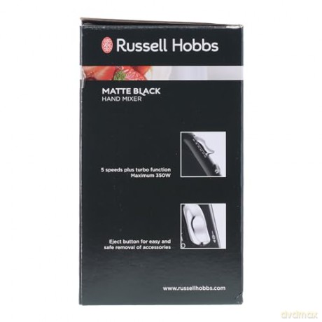 Russell Hobbs - Matte Black Hand Mixer