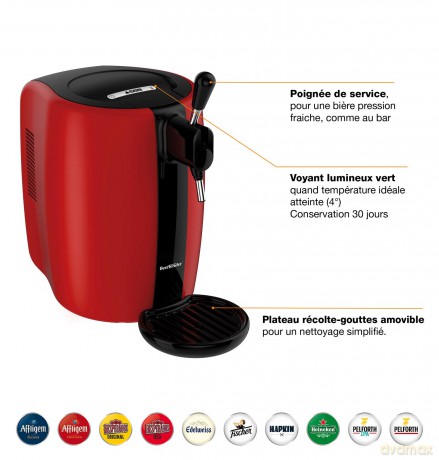 SEB VB310510 Beerdraft 5 l. Red