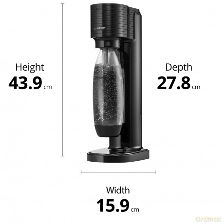 Sodastream - GAIA - Black (Carbon Cylinder Included)