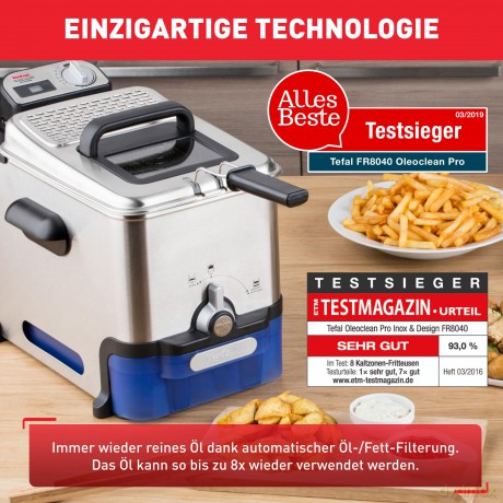 Tefal - Oleoclean Fryer Digital Timer (FR804015)