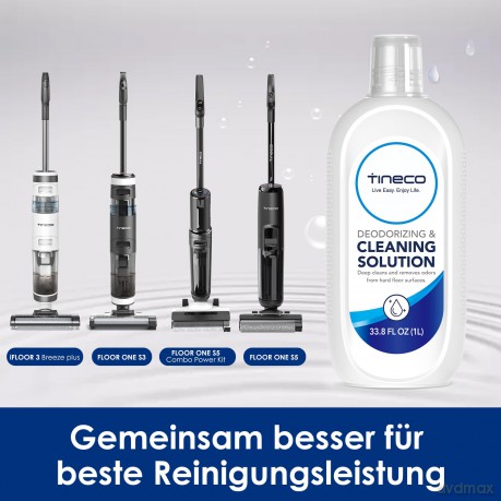 Tineco - Cleaning Solution 1L For All Tineco Wet & Dry Vacuumcleaners