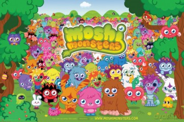 Moshi Monsters Landscape [PLAKAT]