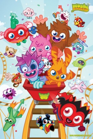 Moshi Monsters Rollercoaster [PLAKAT]