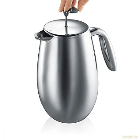 Bodum - COLUMBIA French press Stainless Steel - 12 cup, 1,5 L - Crome