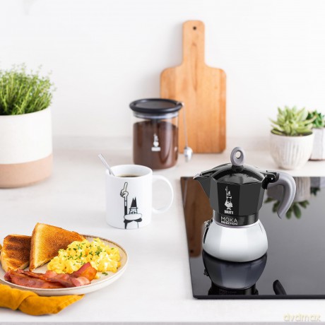 Bialetti - Moka Induction Edition 2.0 - 2 Cups - Black (6932)